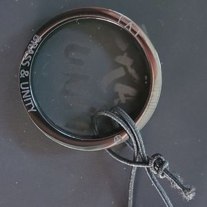 Brass and Unity Black Ring